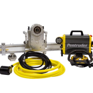a RS2 wall saw on a track and a PP3 power pack