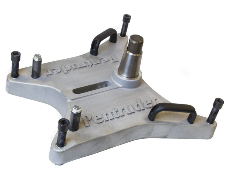 a baseplate in metal.