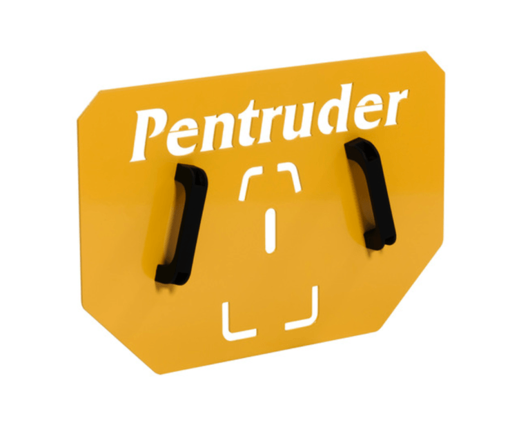 a yellow drill template