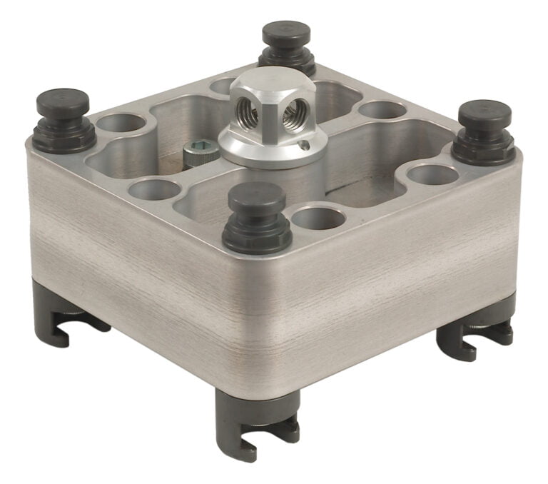 a adapter in metal.