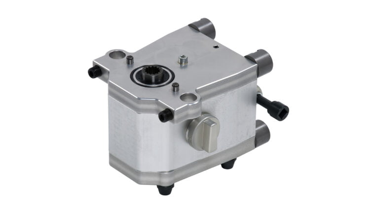 a gear box in metal for a core drill.